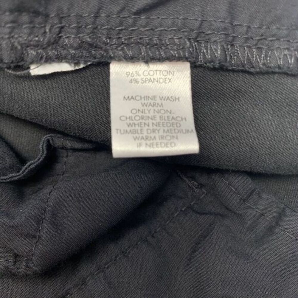 ANNE TAYLOR LOFT Black Cotton Blend  Narrow Leg Women's Capri Pants Size 4‎ - Picture 6 of 8